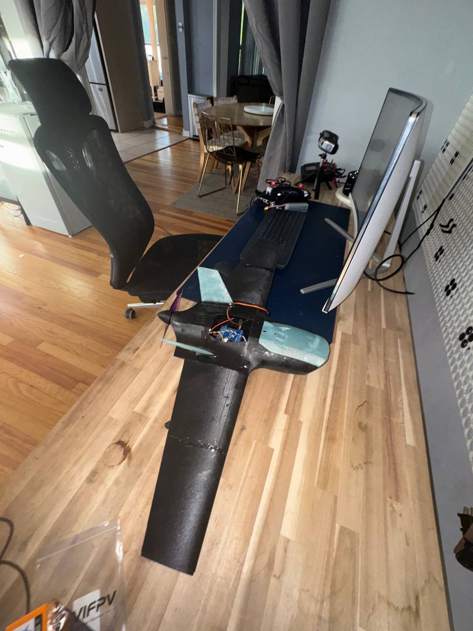 Fixed-wing autonomous drone platform